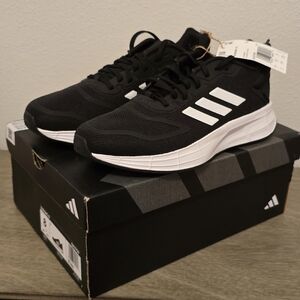 Adidas Women's Duramo 10 Running Shoes size 8 NIB NEW Athletic Black/White